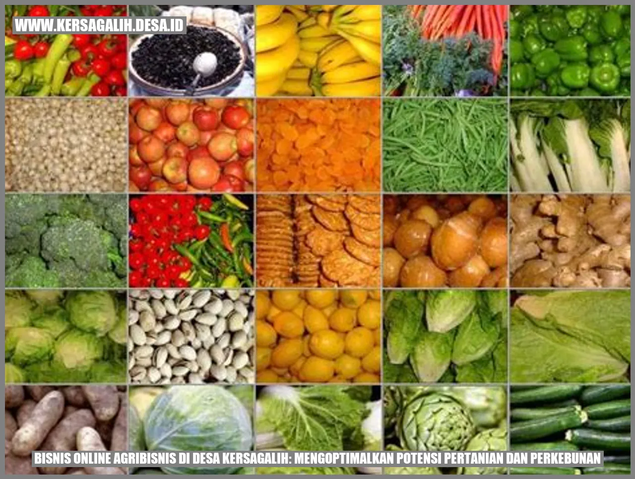 Bisnis Online Agribisnis di Desa Kersagalih: Mengoptimalkan Potensi Pertanian dan Perkebunan